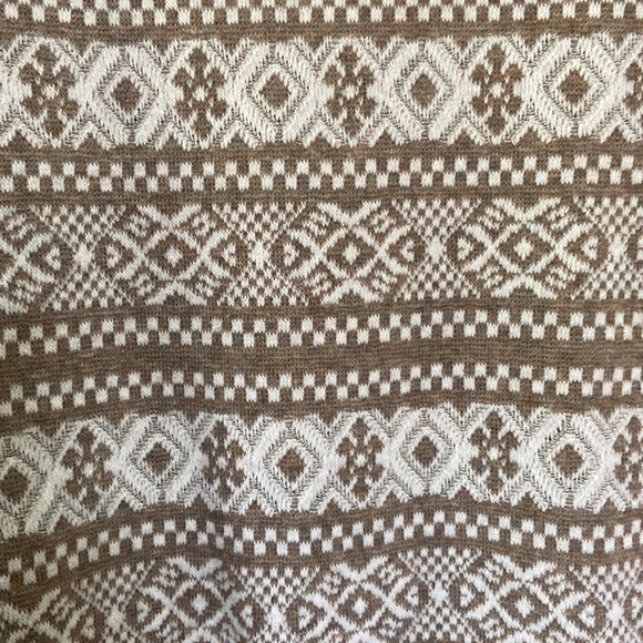 Talbots Pullover Crew Neck Sweater Geometric Patterned Size Lp - Picture 10 of 12